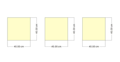 3 Sets Blank Full Light Borderless Acrylic Light Box