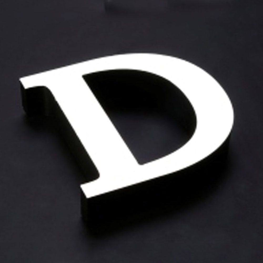 Single Side Bevel Edge Mini Luminous Letters