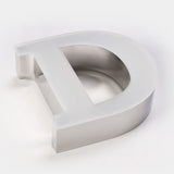 Mirror-Polished Stainless Steel Side-Lit Letters CNC Base for Hotel Lobby Branding‌