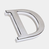 Sharp-Angle Electroplated 3D Side-Lit Letters Engraving for Office Buildings‌