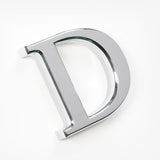 Round-Edge Electroplated 3D Side-Lit Letters Curved Design for Retail Centers‌