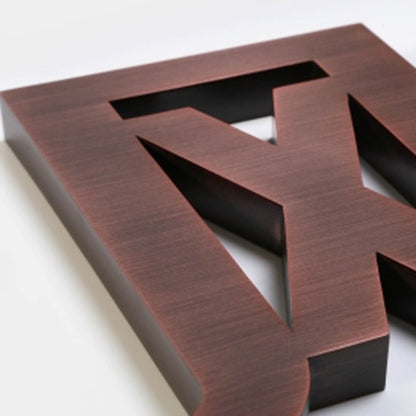 ABS Electroplating Letters