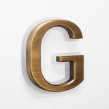 3D Relief Aluminum Metal Letters