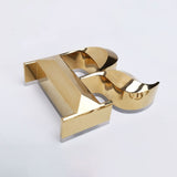 3D Relief Aluminum Metal Letters