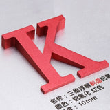 3D Relief Aluminum Metal Letters