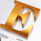 3D Relief Aluminum Metal Letters