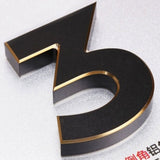 3D Relief Aluminum Metal Letters