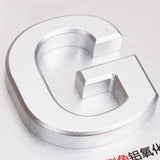 3D Relief Aluminum Metal Letters