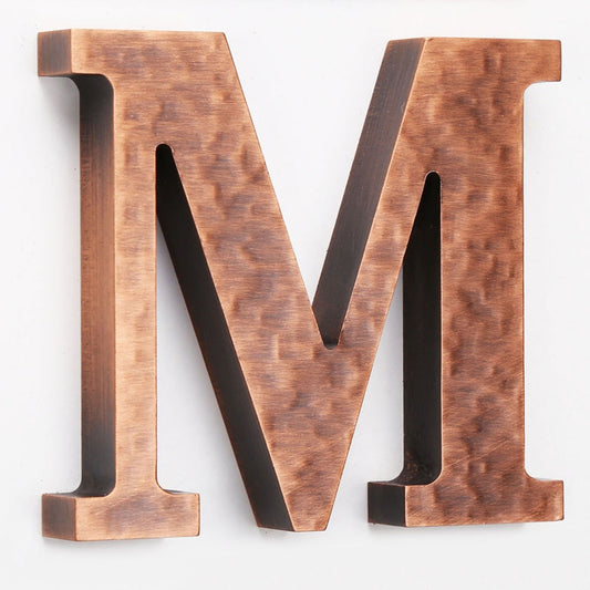 Antique Copper Letters