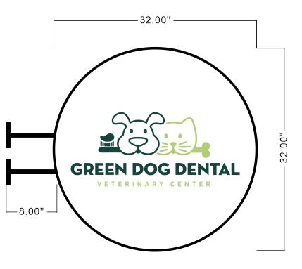 Green Dog Light Box