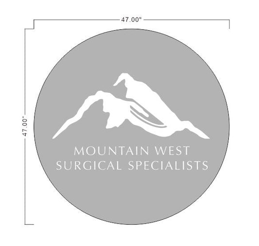 Metal Light Box Mountain West